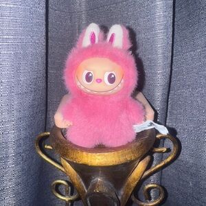 Labubu Pin for Love Series Vinyl Plush Pendant “Q” The Monsters Popmart